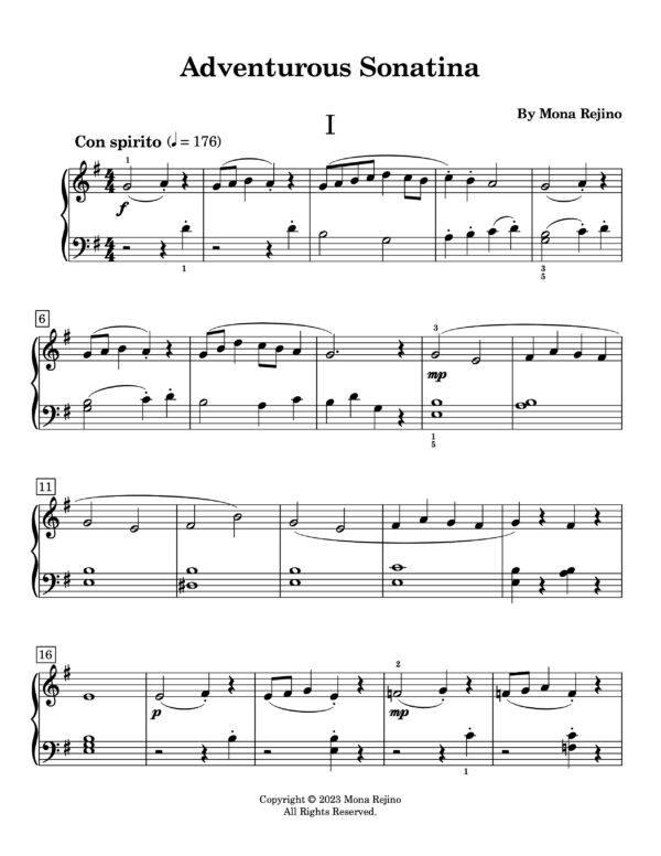 Three Sonatinas for Piano Solo - Image 4